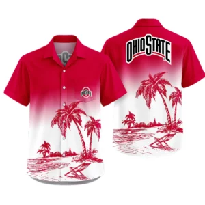 Ohio State Buckeyes Hawaiian Shirt New 2026 Premium Crinkle Textured