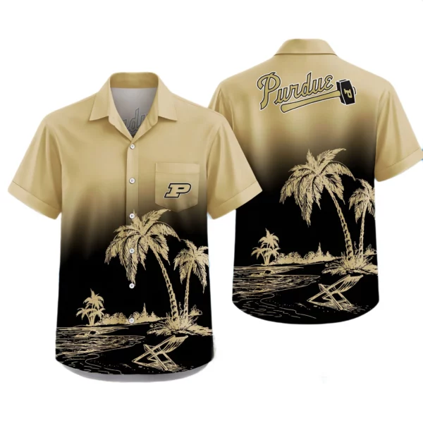 Purdue Boilermakers Hawaiian Shirt New 2026 Premium Crinkle Textured