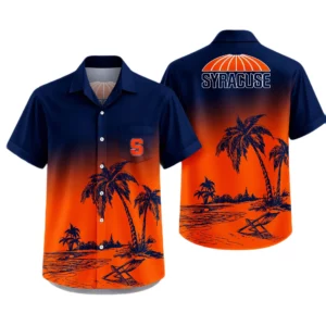 Syracuse Orange Hawaiian Shirt New 2026 Premium Crinkle Textured