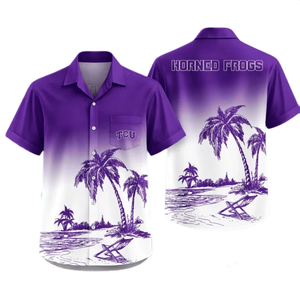 TCU Horned Frogs Hawaiian Shirt New 2026 Premium Crinkle Textured