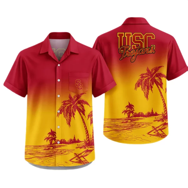USC Trojans Hawaiian Shirt New 2026 Premium Crinkle Textured