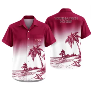 Virginia Tech Hokies Hawaiian Shirt New 2026 Premium Crinkle Textured