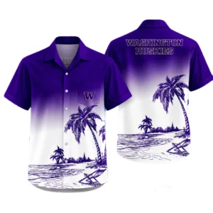 Washington Huskies Hawaiian Shirt New 2026 Premium Crinkle Textured
