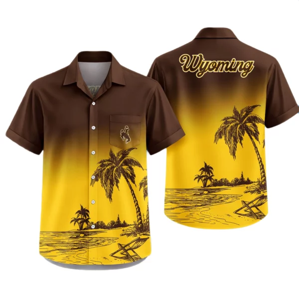 Wyoming Cowboys Hawaiian Shirt New 2026 Premium Crinkle Textured
