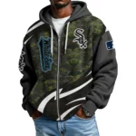 Chicago White Sox Men’s Waffle Knit Full Zip Up Hoodie 2026 Limited