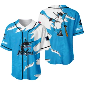 Miami Marlins Baseball Jersey 2026 Limited Customize Name