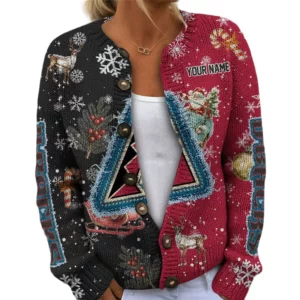Arizona Diamondbacks Women’s Knit Cardigan Sweater New 2026 Customize Name