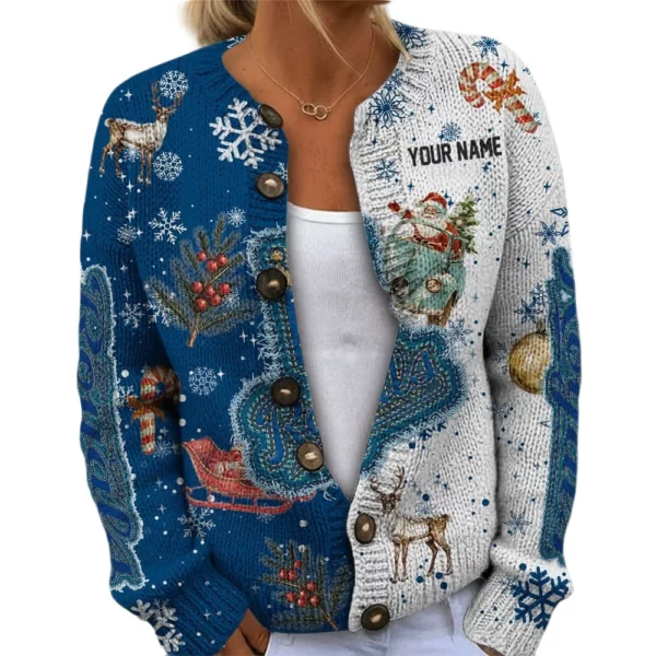 Kansas City Royals Women’s Knit Cardigan Sweater New 2026 Customize Name