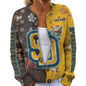 San Diego Padres Women’s Knit Cardigan Sweater New 2026 Customize Name