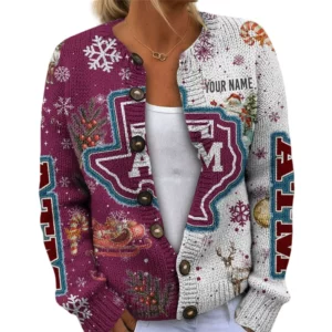Texas A&M Aggies Women’s Knit Cardigan Sweater New 2026 Customize Name