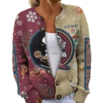 Florida State Seminoles Women’s Knit Cardigan Sweater New 2026 Customize Name