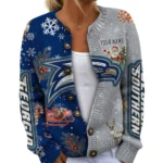 Georgia Southern Eagles Women’s Knit Cardigan Sweater New 2026 Customize Name