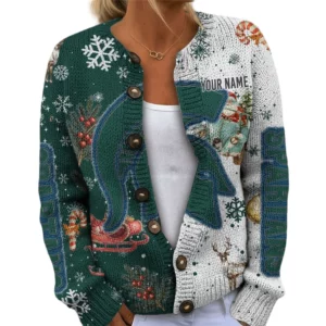 Michigan State Spartans Women’s Knit Cardigan Sweater New 2026 Customize Name