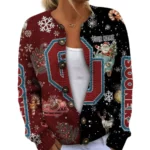 Oklahoma Sooners Women’s Knit Cardigan Sweater New 2026 Customize Name