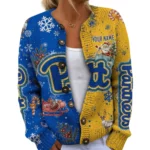 Pittsburgh Panthers Women’s Knit Cardigan Sweater New 2026 Customize Name