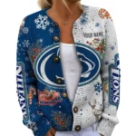 Penn State Nittany Lions Women’s Knit Cardigan Sweater New 2026 Customize Name