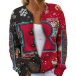Rutgers Scarlet Knights Women’s Knit Cardigan Sweater New 2026 Customize Name