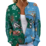 Tulane Green Wave Women’s Knit Cardigan Sweater New 2026 Customize Name