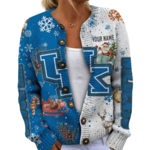 Kentucky Wildcats Women’s Knit Cardigan Sweater New 2026 Customize Name