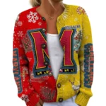 Maryland Terrapins Women’s Knit Cardigan Sweater New 2026 Customize Name