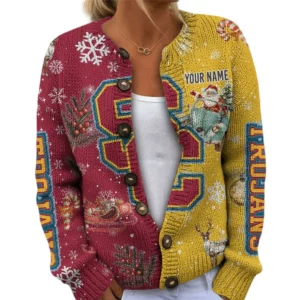 USC Trojans Women’s Knit Cardigan Sweater New 2026 Customize Name