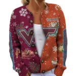 Virginia Tech Hokies Women’s Knit Cardigan Sweater New 2026 Customize Name