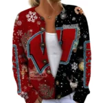Wisconsin Badgers Women’s Knit Cardigan Sweater New 2026 Customize Name
