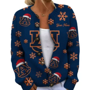 Auburn Tigers Women’s Knit Cardigan Sweater New 2026 Limited Customize Name