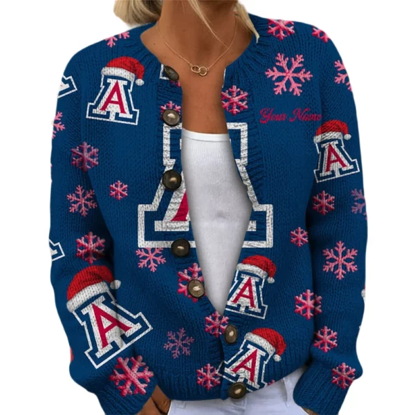 Arizona Wildcats Women’s Knit Cardigan Sweater New 2026 Limited Customize Name