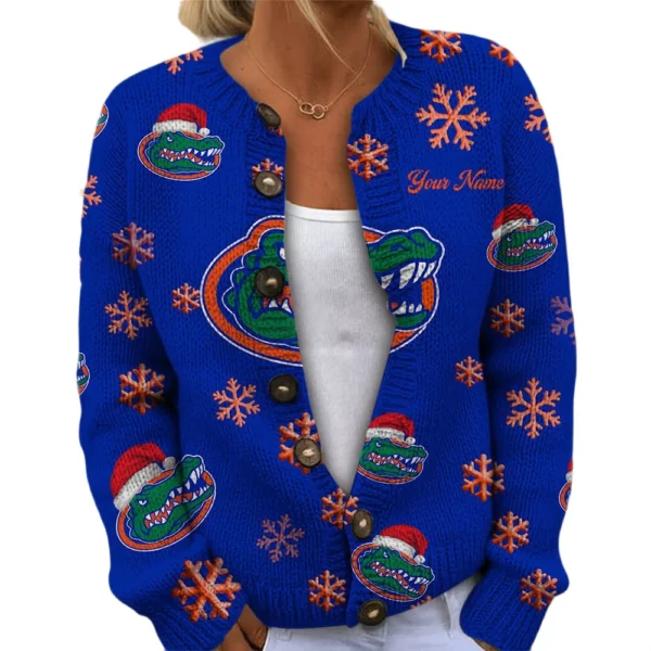 Florida Gators Women’s Knit Cardigan Sweater New 2026 Limited Customize Name