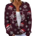 Mississippi State Bulldogs Women’s Knit Cardigan Sweater New 2026 Limited Customize Name
