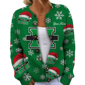 Marshall Thundering Herd Women’s Knit Cardigan Sweater New 2026 Limited Customize Name