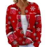 Nebraska Cornhuskers Women’s Knit Cardigan Sweater New 2026 Limited Customize Name