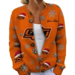 Oklahoma State Cowboys Women’s Knit Cardigan Sweater New 2026 Limited Customize Name