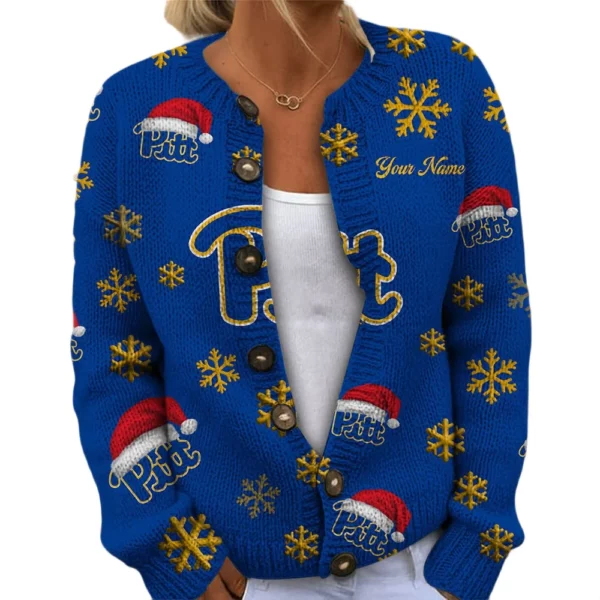 Pittsburgh Panthers Women’s Knit Cardigan Sweater New 2026 Limited Customize Name