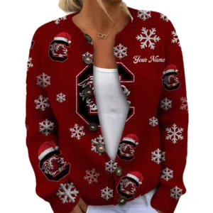 South Carolina Gamecocks Women’s Knit Cardigan Sweater New 2026 Limited Customize Name