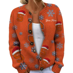 Syracuse Orange Women’s Knit Cardigan Sweater New 2026 Limited Customize Name
