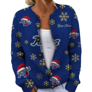 Tulsa Golden Hurricane Women’s Knit Cardigan Sweater New 2026 Limited Customize Name