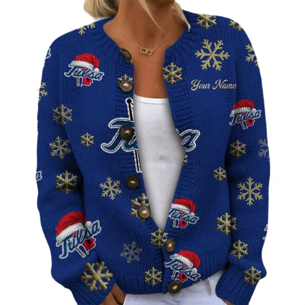 Tulsa Golden Hurricane Women’s Knit Cardigan Sweater New 2026 Limited Customize Name
