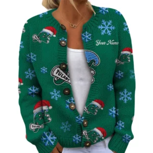 Tulane Green Wave Women’s Knit Cardigan Sweater New 2026 Limited Customize Name