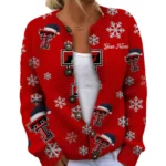 Texas Tech Red Raiders Women’s Knit Cardigan Sweater New 2026 Limited Customize Name