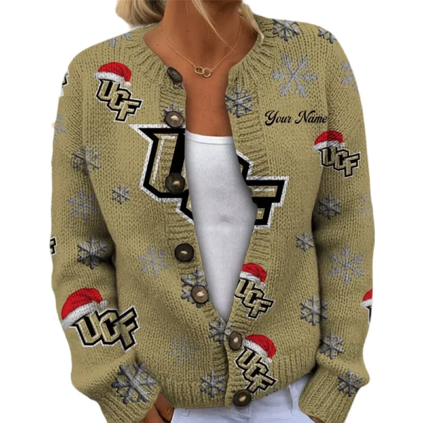 UCF Knights Women’s Knit Cardigan Sweater New 2026 Limited Customize Name