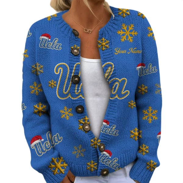 UCLA Bruins Women’s Knit Cardigan Sweater New 2026 Limited Customize Name