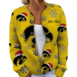 Iowa Hawkeyes Women’s Knit Cardigan Sweater New 2026 Limited Customize Name