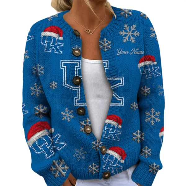 Kentucky Wildcats Women’s Knit Cardigan Sweater New 2026 Limited Customize Name