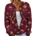 Minnesota Golden Gophers Women’s Knit Cardigan Sweater New 2026 Limited Customize Name
