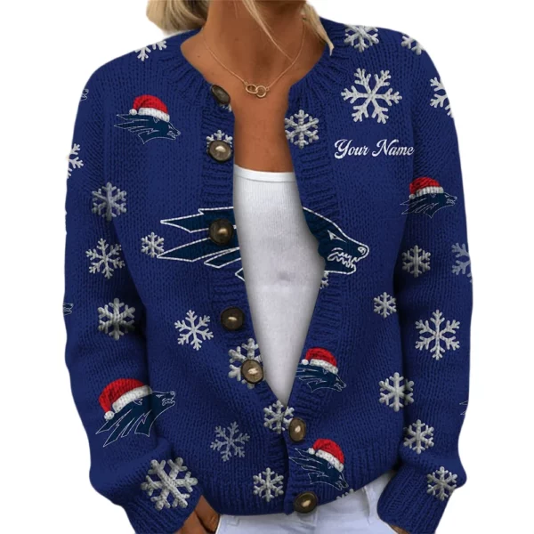 Nevada Wolf Pack Women’s Knit Cardigan Sweater New 2026 Limited Customize Name
