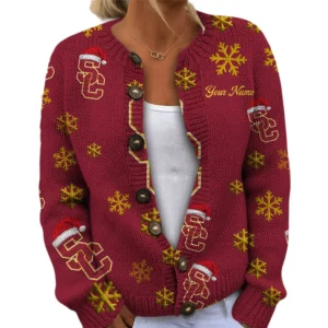 USC Trojans Women’s Knit Cardigan Sweater New 2026 Limited Customize Name