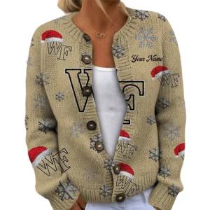 Wake Forest Demon Deacons Women’s Knit Cardigan Sweater New 2026 Limited Customize Name