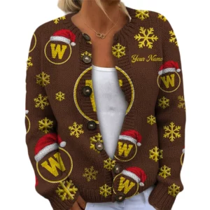 Western Michigan Broncos Women’s Knit Cardigan Sweater New 2026 Limited Customize Name